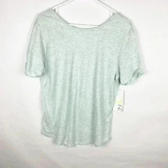 Z by Zella Blue Glacier Workout Top Size Medium - Picture 1 of 5